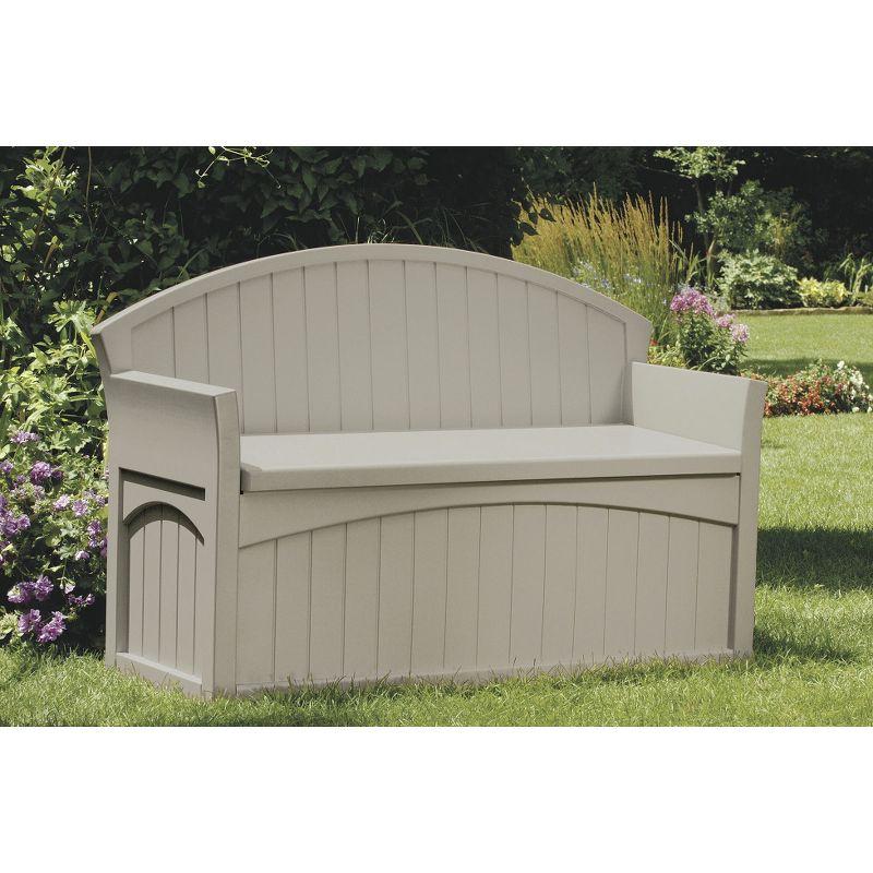 Suncast Suncast 50 Gallon Patio Storage Bench - Light Taupe