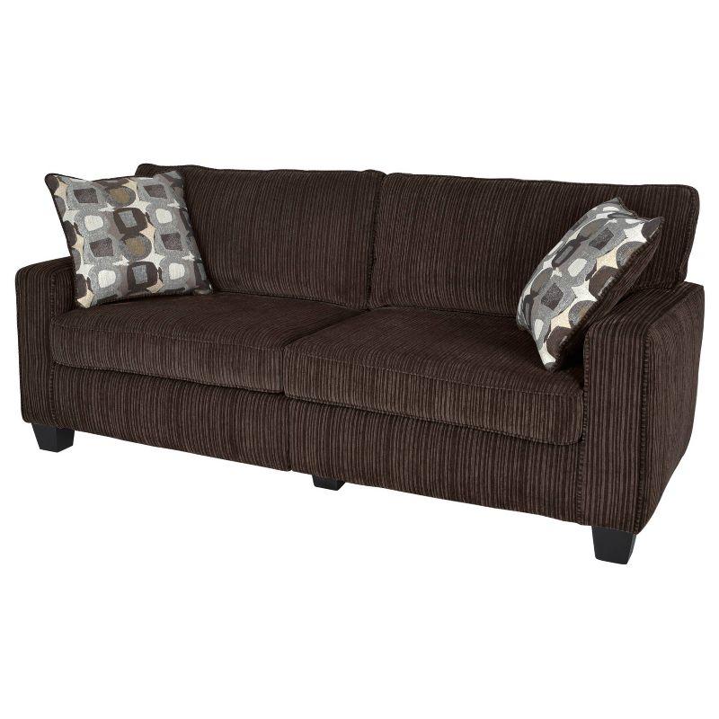 Serta Palisades Upholstered Tool-Free Assembly Straight Arm 78" Sofa for Living Room