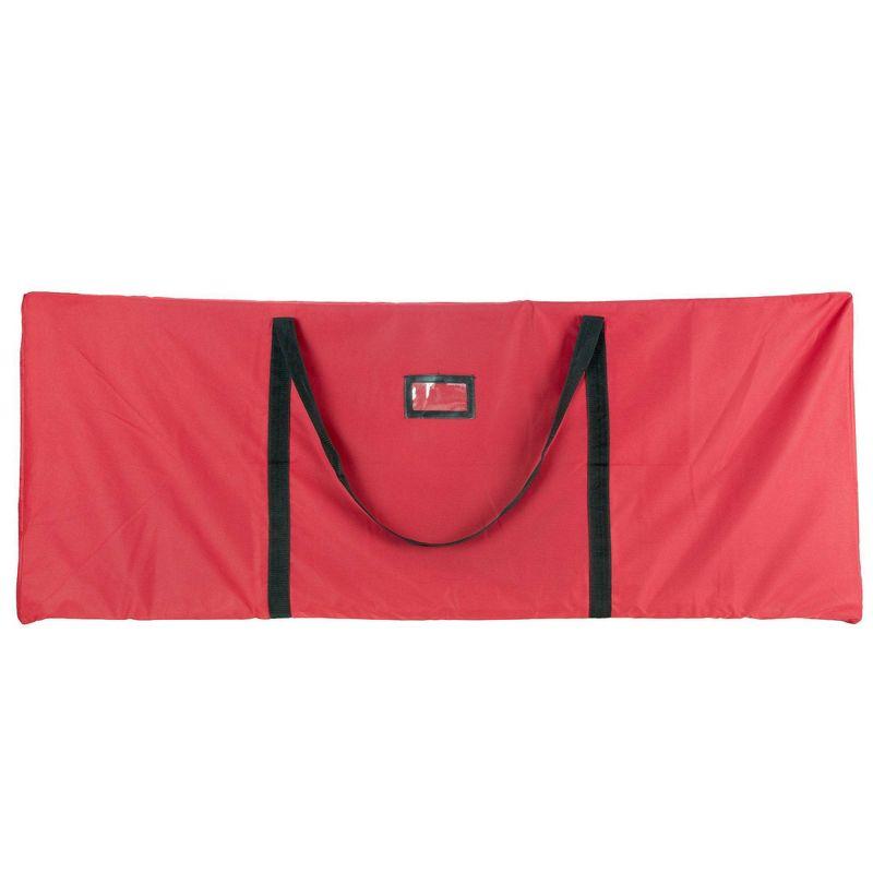 Santa's Bag 6'-9' Extra Large Tree Storage Bag: TreeKeeper, Polyester, Built-In Handles, Christmas Tree Storage, Red