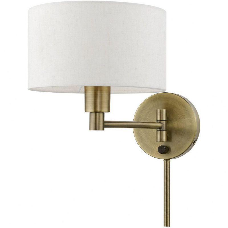 Livex Lighting 1 - Light Wall Light in  Antique Brass