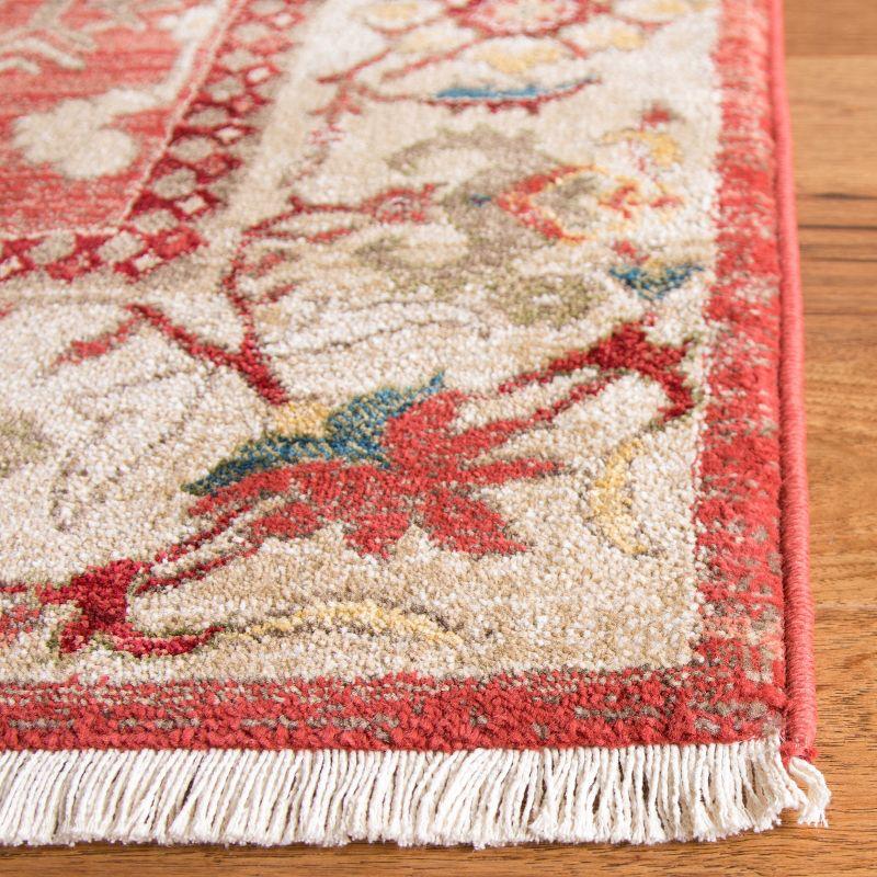 Kashan KSN303 Power Loomed Runner Rug - Red/Beige - 2'6"x6' - Safavieh