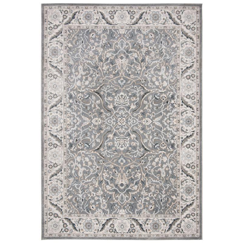 Isabella ISA912 Power Loomed Accent Rug - Grey/Dark Grey - 3'x5' - Safavieh.