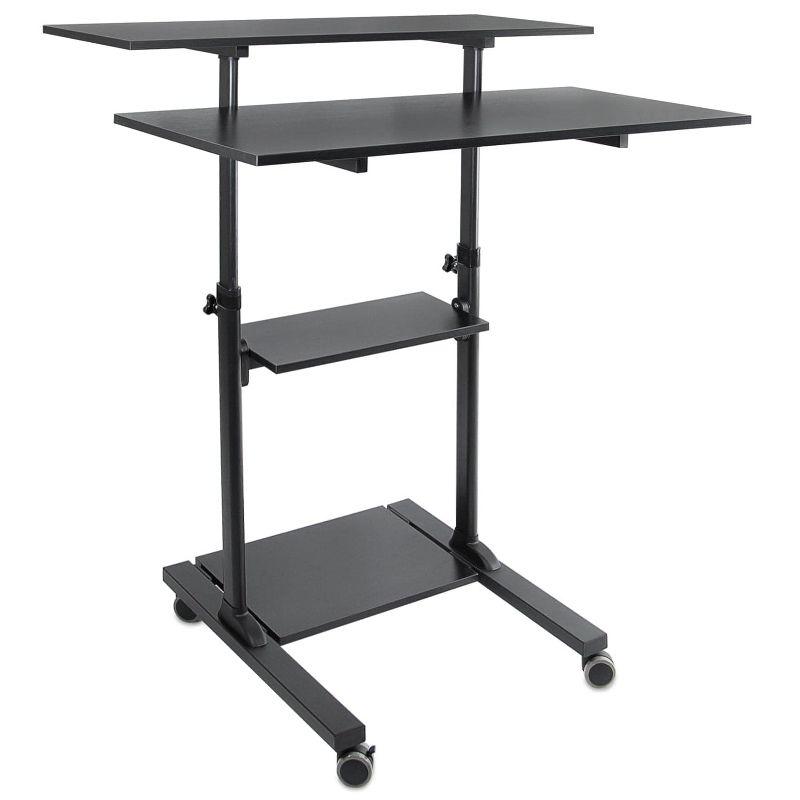 Mount-it Adjustable Metal Base Standing Desk Converter