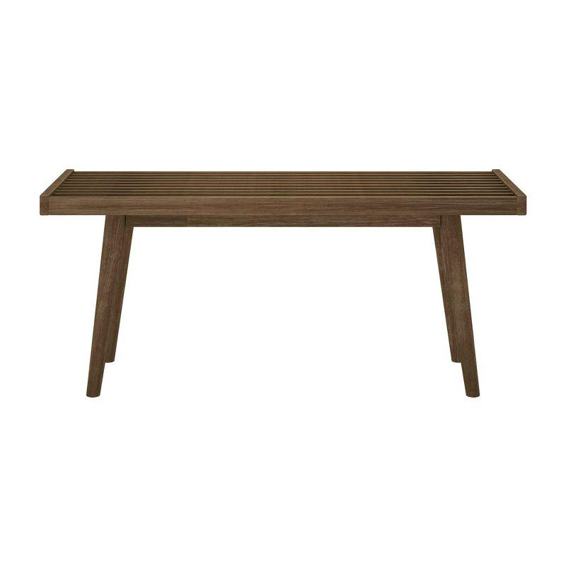 Plank+Beam Entryway Bench, Wooden End of Bed Bench for Bedroom, Hallway, Porch, 41.25”