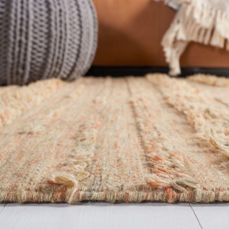 Laurel Foundry Modern Farmhouse® Hartzler Handmade Flatweave Beige/Orange Area Rug