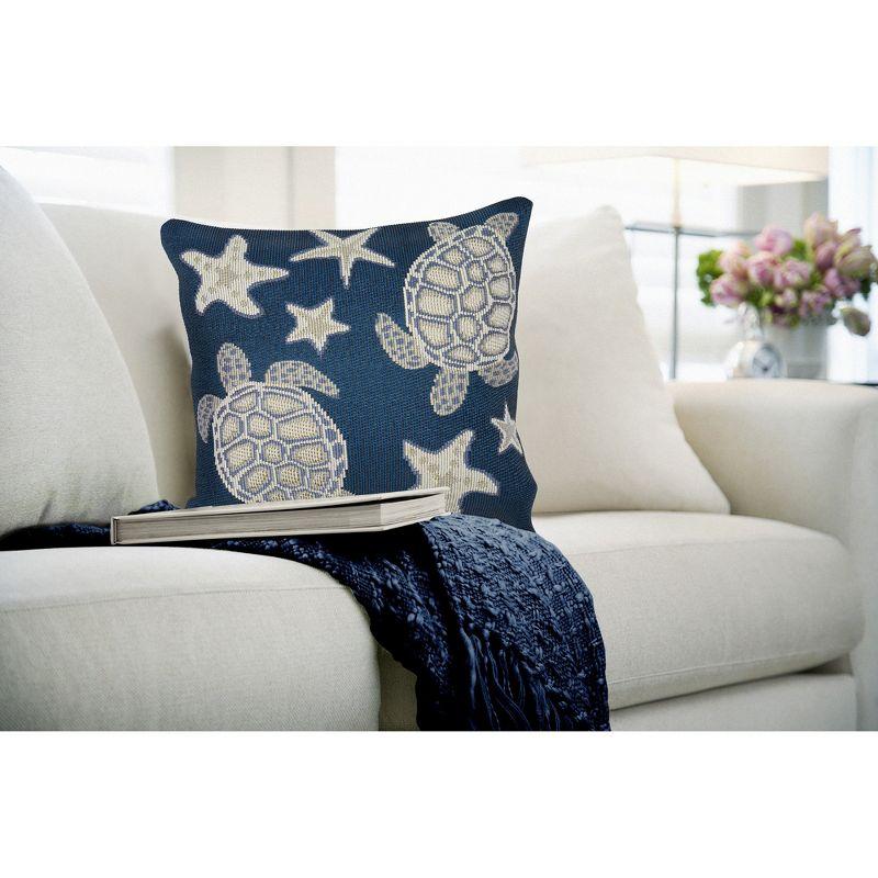Liora Manne Marina No Decorative Addition Indoor/Outdoor Throw Pillow