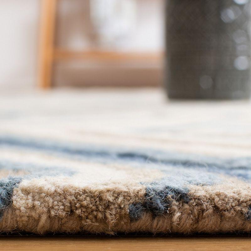 Aspen APN350 Hand Tufted Indoor Area Rug - Blue/Beige - 8'x10' - Safavieh