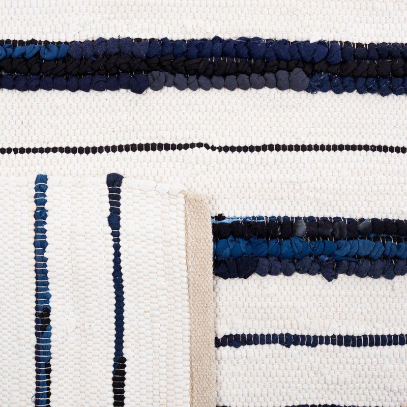 Montauk MTK623 Hand Woven Area Rug - Navy/Ivory - 4'x6' - Safavieh.