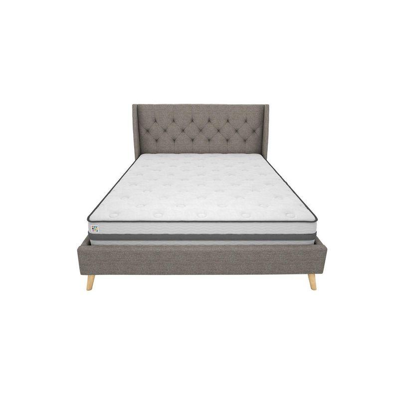Her Majesty Upholstered Wingback Bed