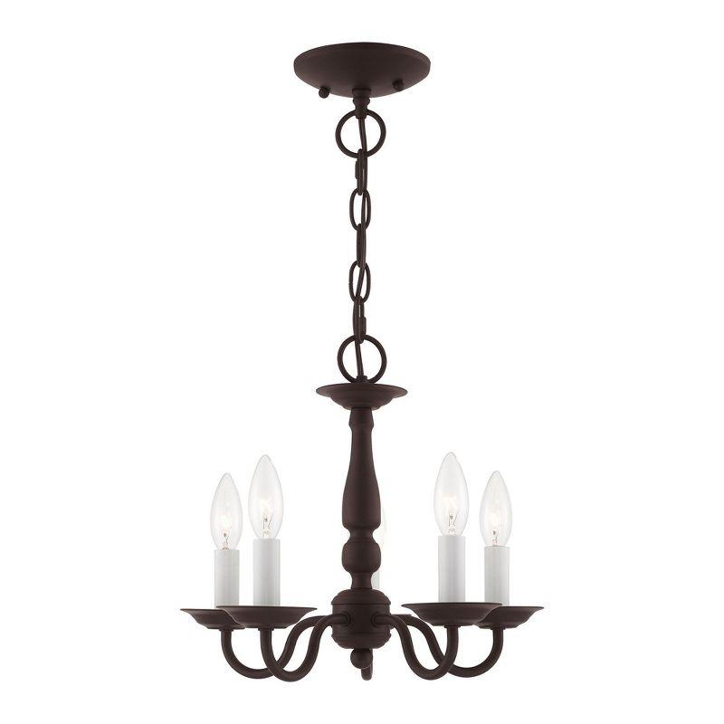 Livex Lighting Williamsburgh 5 - Light Chandelier in  Bronze