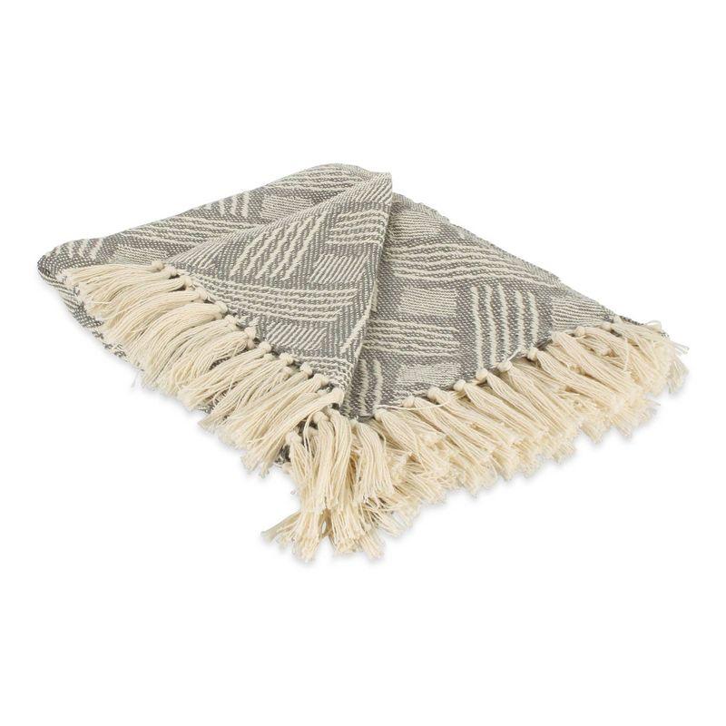 50"x60" Basketweave Throw Blanket - Design Imports