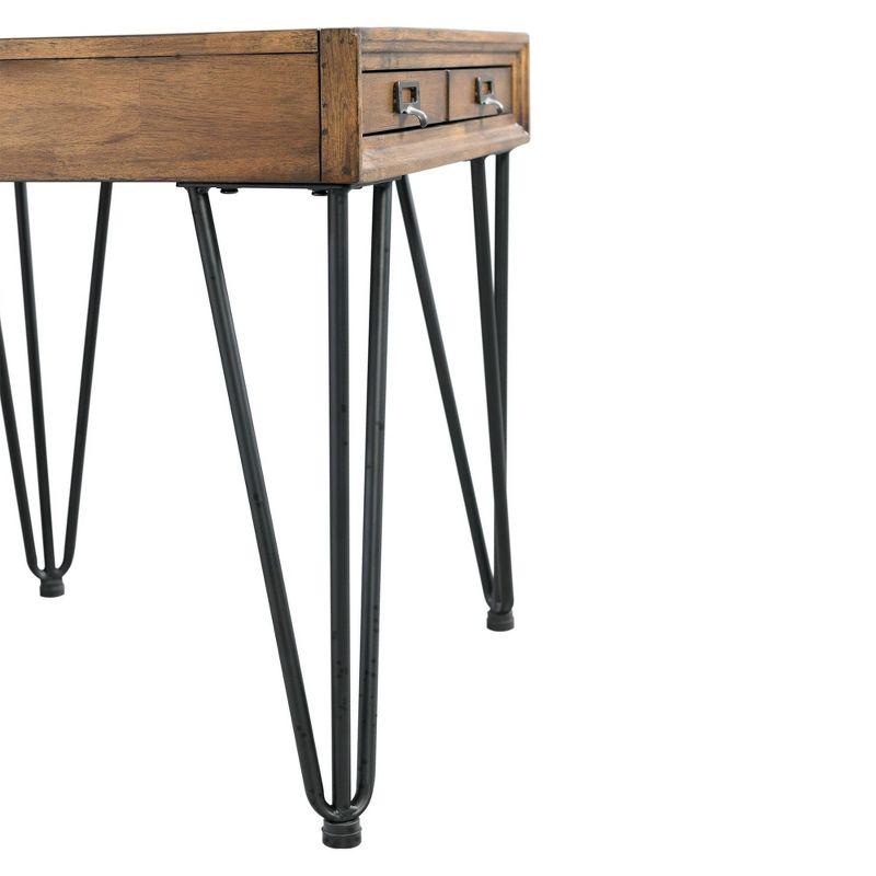 Tanner End Table Light Walnut - Picket House Furnishings: Hairpin Legs, Apothecary Tray Fronts, Acacia Frame