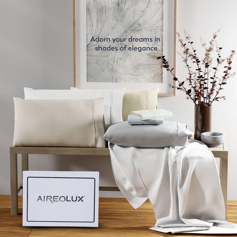 1000 Thread Count Cotton Pillowcase Set - Aireolux