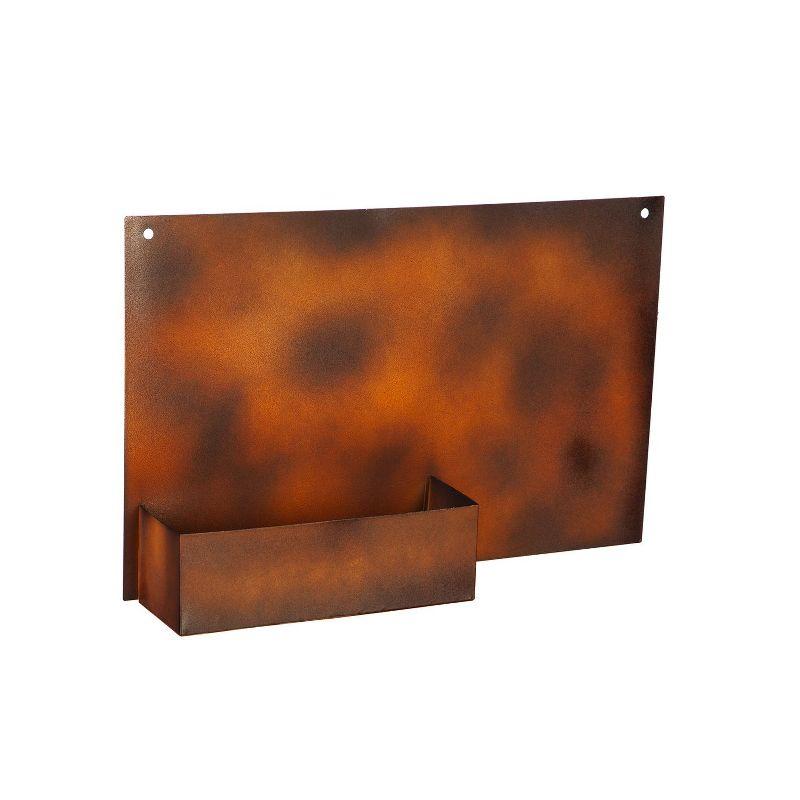 Kaiser Rust Finish Metal Indoor/Outdoor Wall Planter