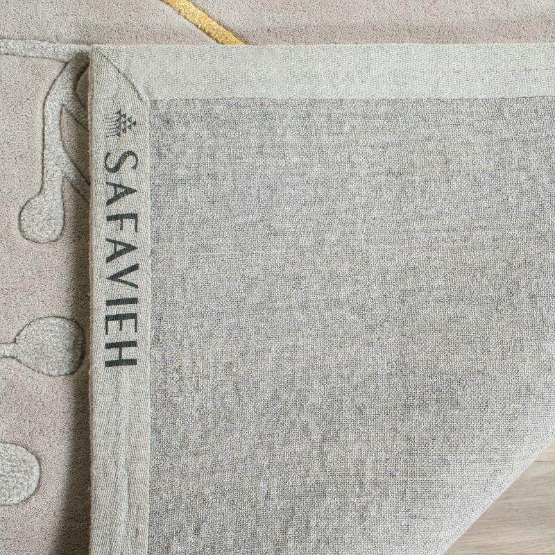 Soho SOH305 Hand Tufted Area Rug - Grey - 3'6"x5'6" - Safavieh.
