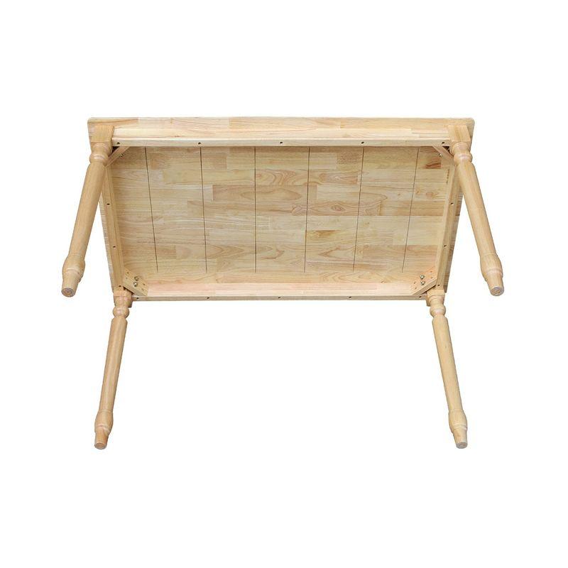 International Concepts 30" X 48"  Solid Wood Top Table