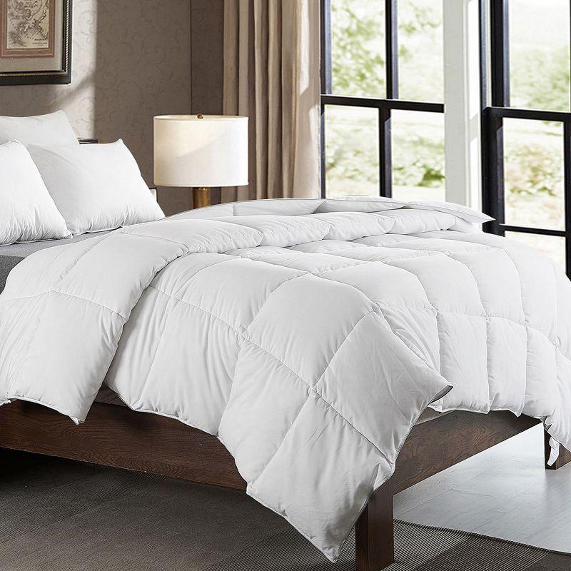 Cheer Collection Luxurious Down Alternative All Season Comforter (White)