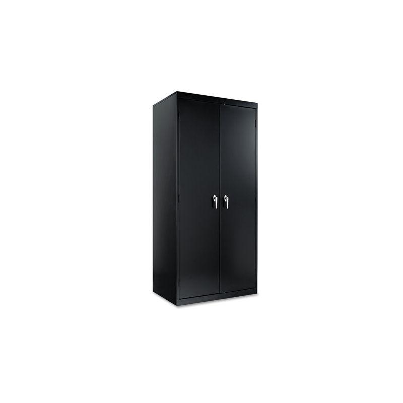 Alera Assembled 78" High Heavy-Duty Welded Storage Cabinet, Four Adjustable Shelves, 36w x 24d, Black