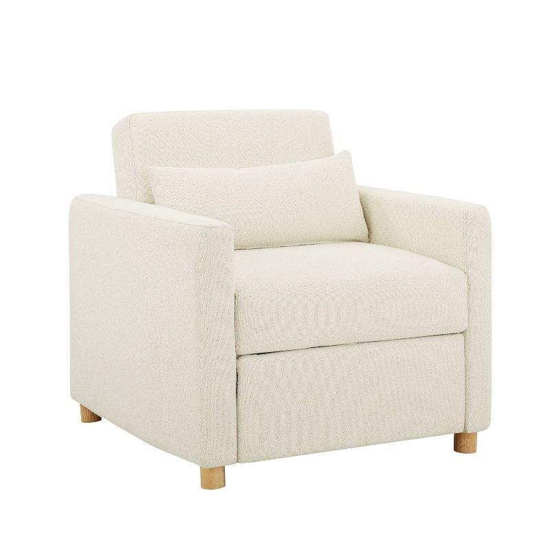 Serta Cooper 36" Convertible Sleeper Accent Chair with Cushion