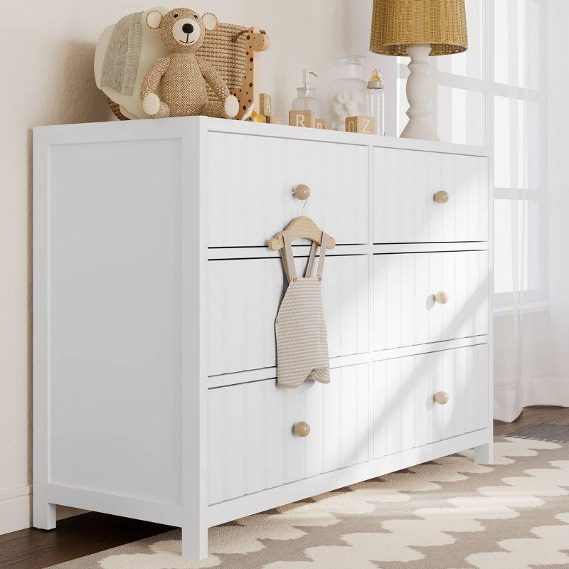 Teddi 6 Drawer Double Dresser