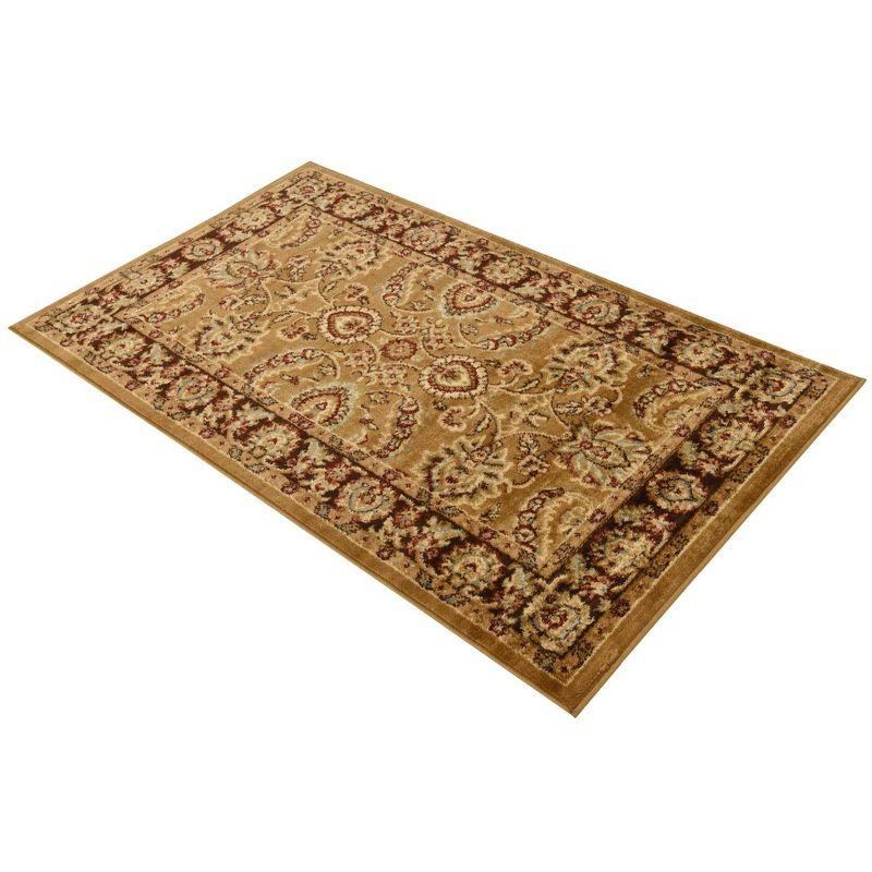 Unique Loom 3' 3 x 5' 3 Tan Voyage Asheville Area Rug