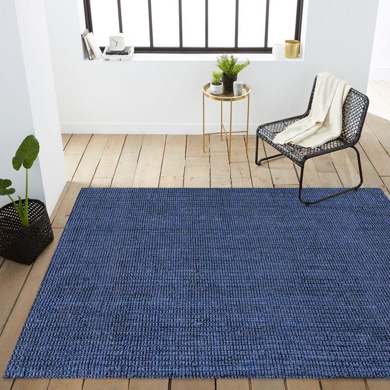 Pata Hand Woven Chunky Jute Indoor Area Rug - JONATHAN Y