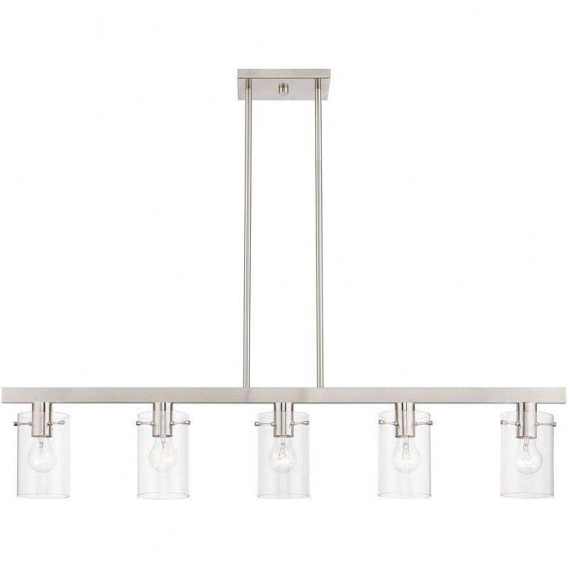 Livex Lighting Munich 5 - Light Chandelier in  Brushed Nickel
