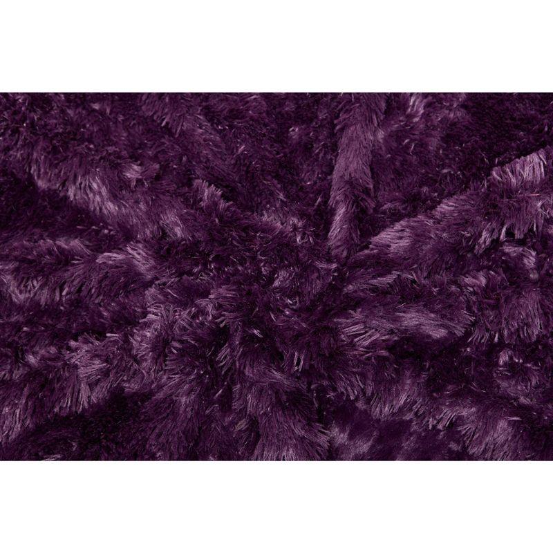 Chanasya Shaggy Shaggy Super Elegent Sherpa Long Fur Throw