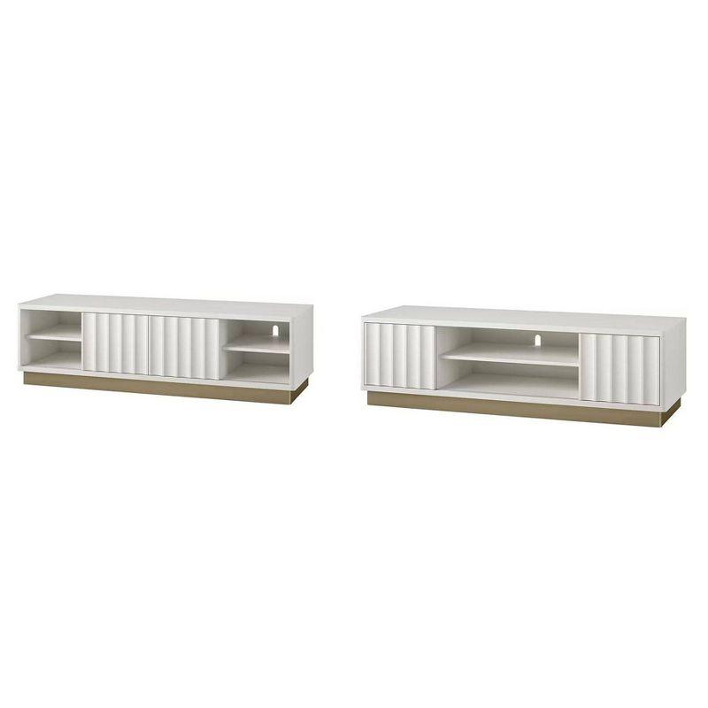Rene Modern Scalloped TV Stand for TVs up to 65"
