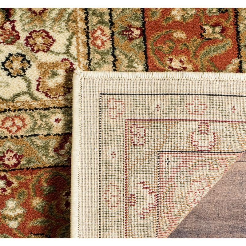 Lyndhurst LNH214 Power Loomed Area Rug - Ivory/Rust - 8'x8' - Safavieh.