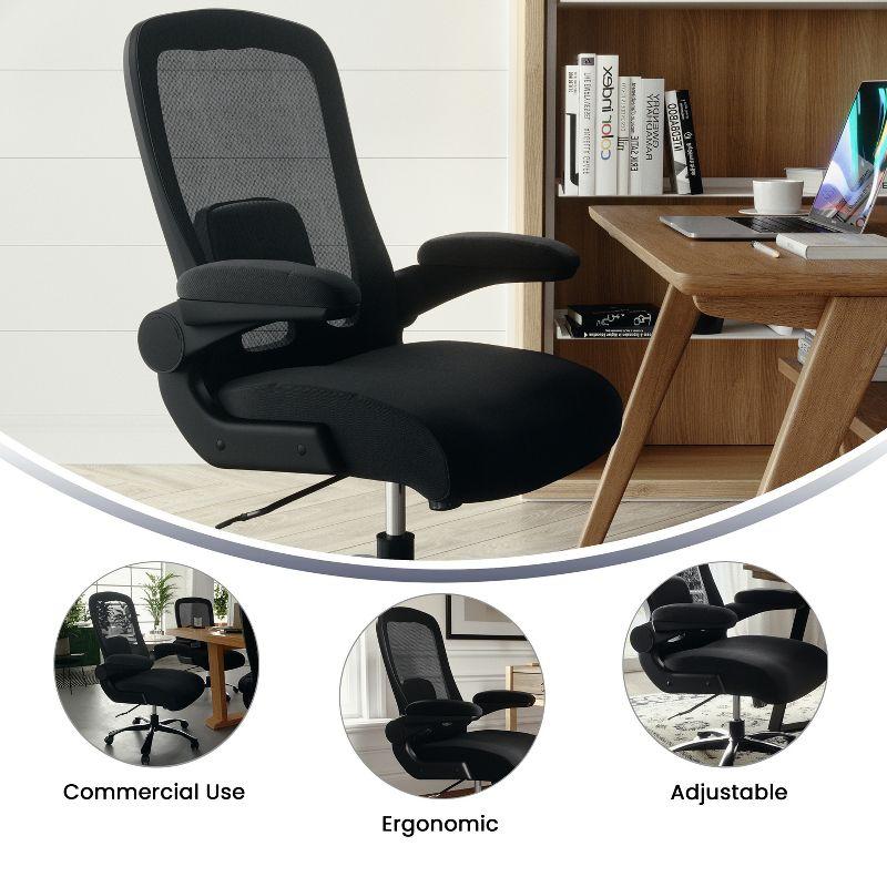 Black Mesh High-Back Ergonomic Executive Swivel Chair