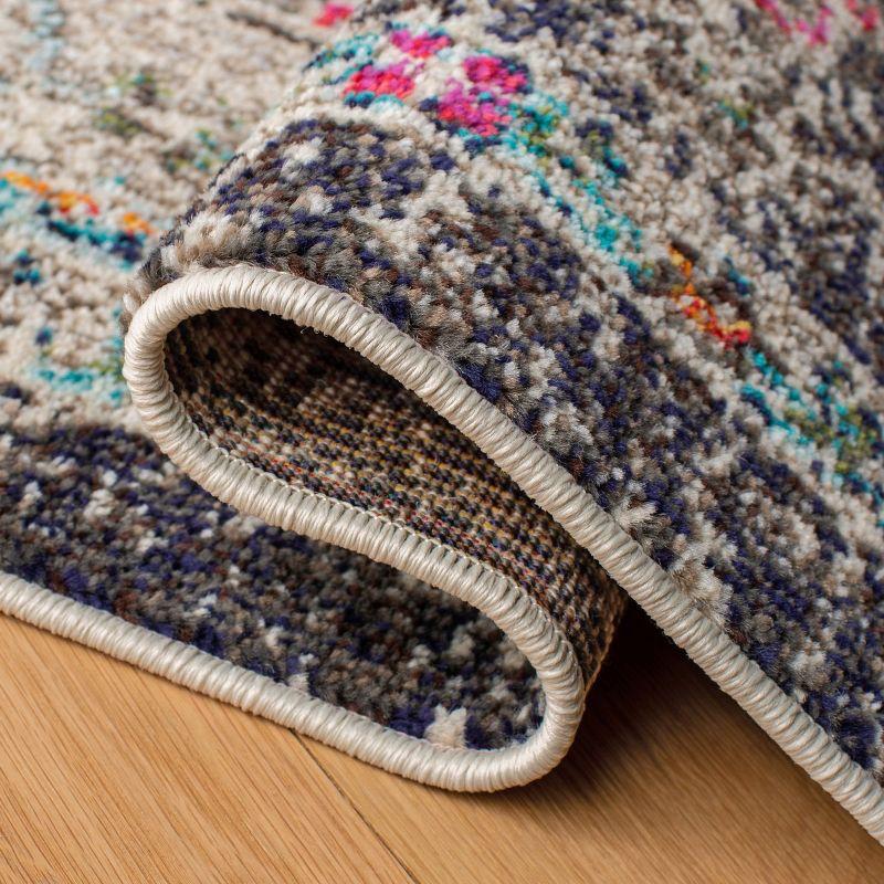 Madison MAD473 Power Loomed Indoor Area Rug - Black/Gold - 4'x6' - Safavieh