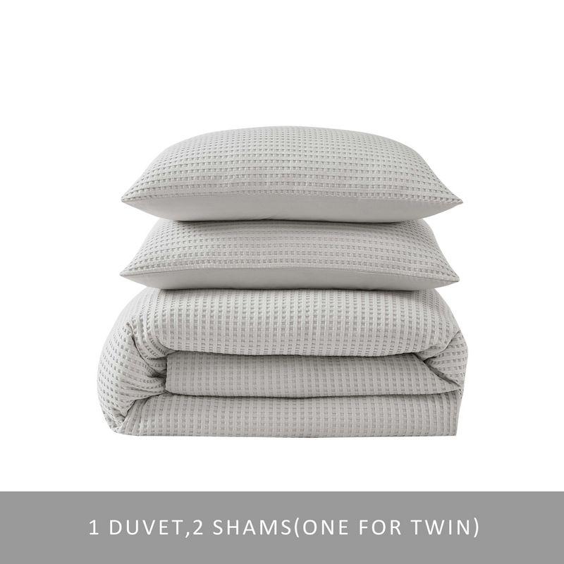 Kenneth Cole Kenneth Cole Solid Waffle Reversible Comforter Set
