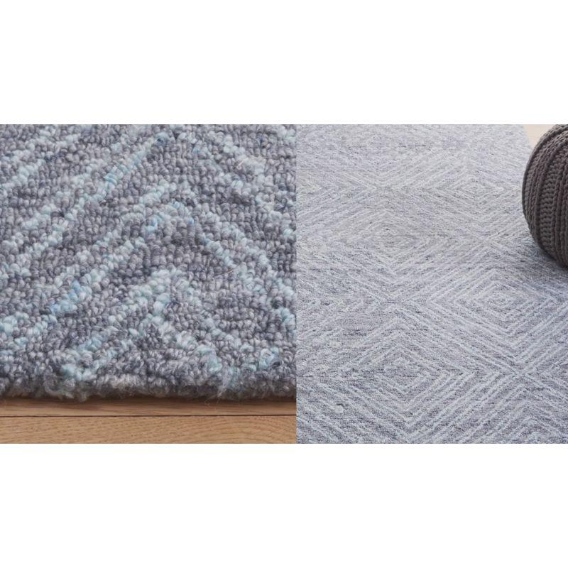 George Oliver Abstract Hand Tufted Performance Geometric Rug