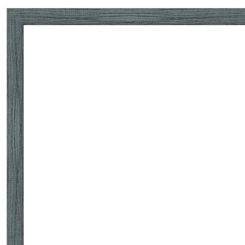 Amanti Art Dixie Blue Grey Rustic Narrow Wood Picture Frame