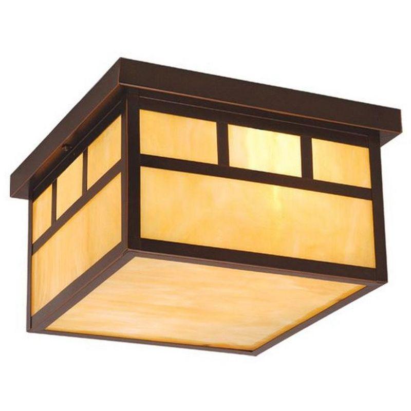 Vaxcel Mission 2 - Light Flush Mount in  Burnished Bronze