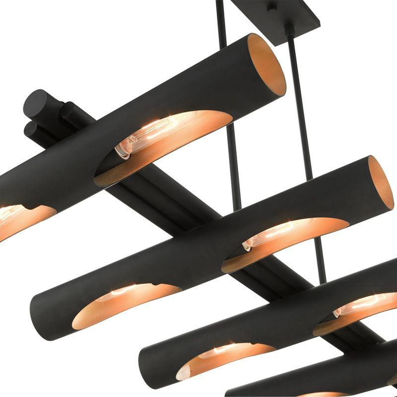 Livex Lighting Novato 10 - Light Chandelier in  Black