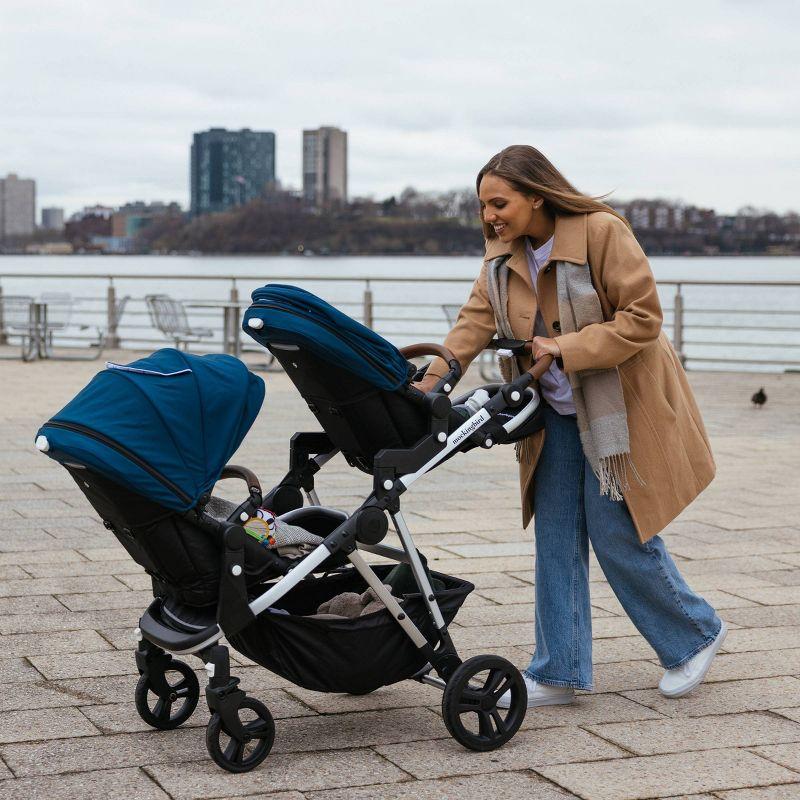 Mockingbird Single-To-Double Stroller 2.0 - Black Windowpane