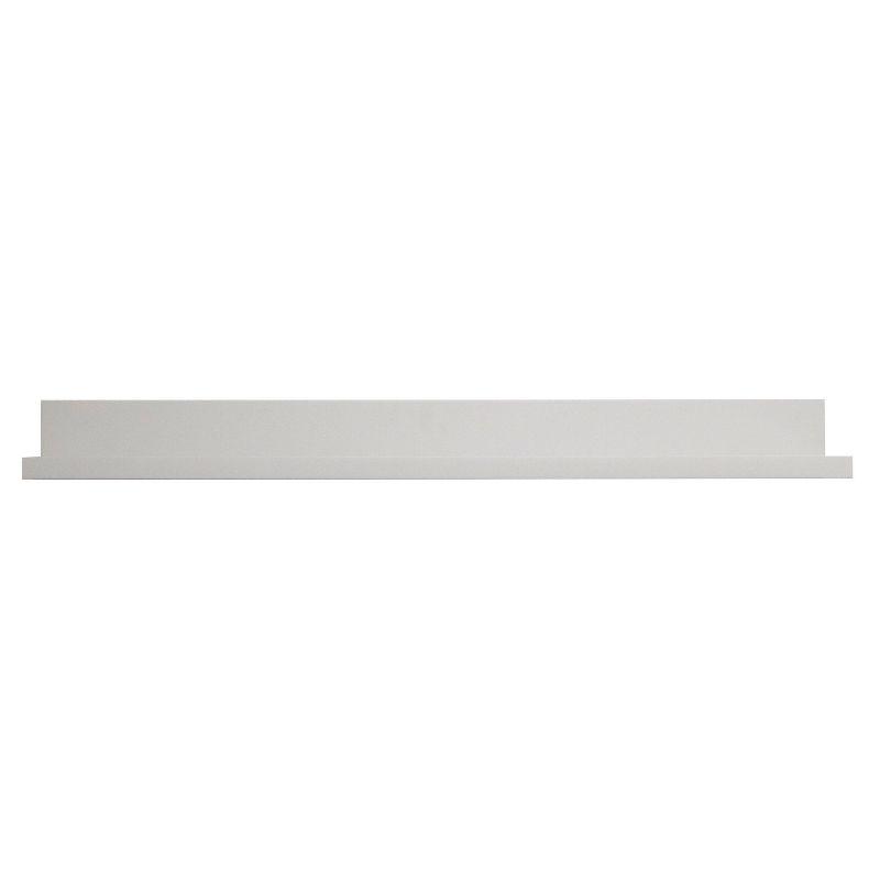 35.4" Picture Ledge Shelf for Kids' Room Gray - InPlace: Decorative Wall Shelf, MDF, Painted Finish, 17 lb Capacity