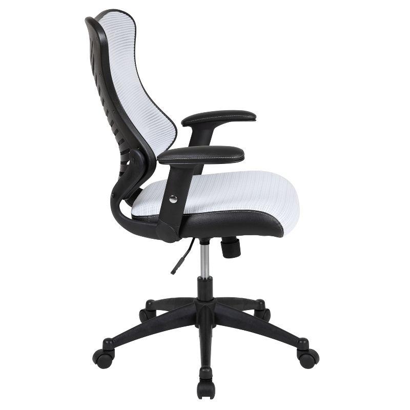 Flash Furniture High Back Designer Mesh Executive Swivel Ergonomic Office Chair with Adjustable Arms