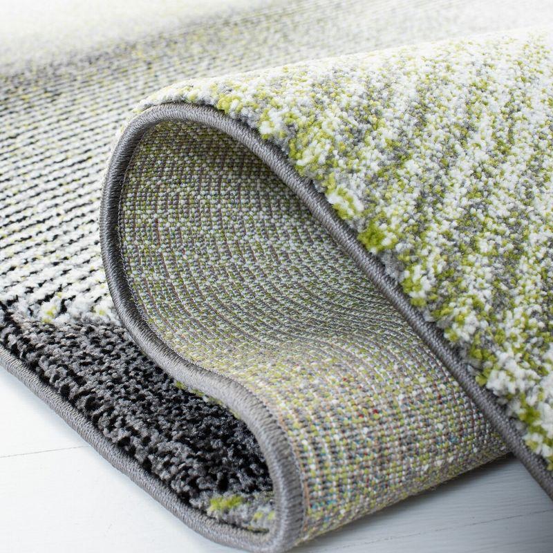 Hollywood HLW715 Machine Made Accent Rug - 2'3"x4' - Grey/Green - Safavieh