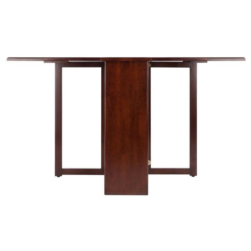 Contemporary Walnut Solid Wood Extendable Dining Table