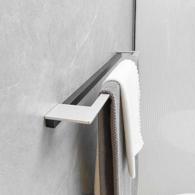 BWE 4-Piece Bath Hardware Set with Towel Bar Hand Towel Holder Toilet Paper Holder Towel Hook