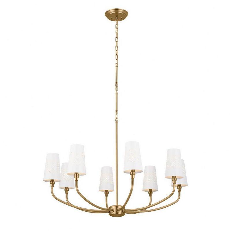 Kichler Lighting Adeena 8 - Light Chandelier in  Brushed Natural Brass
