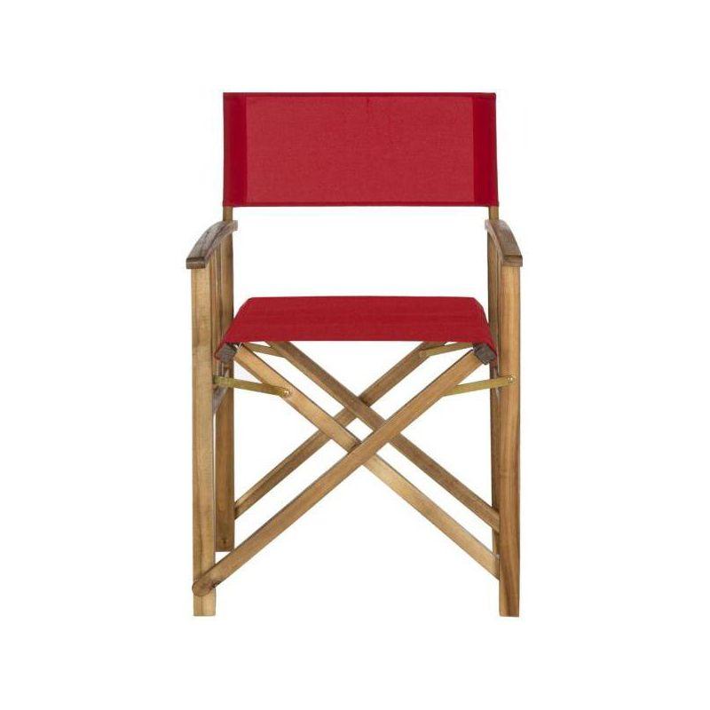 Highland Dunes Woodacre Wood Outdoor Folding Dining Armchair (Set of 2)