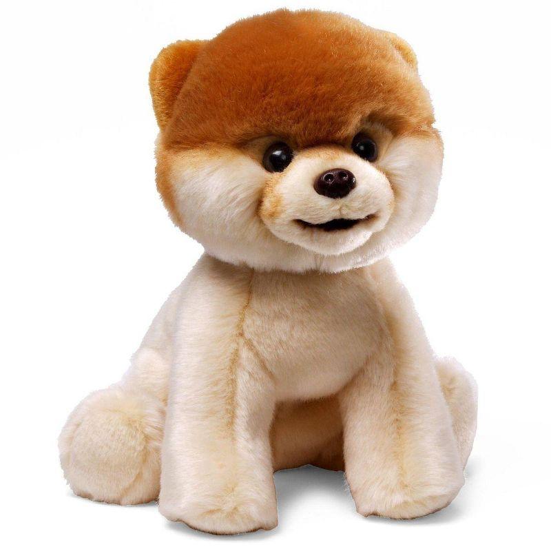 Adorable 8" Chestnut Plush Pomeranian Dog Toy