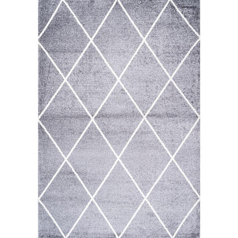 Cole Minimalist Diamond Trellis Area Rug