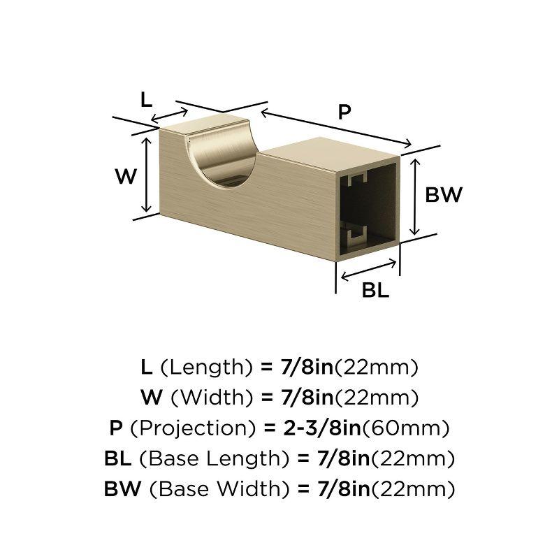 Amerock Monument Wall Mounted Towel and Robe Hook