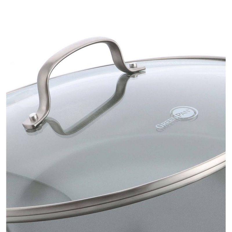 GreenPan Chatham 12" Hard Anodized Healthy Ceramic Nonstick Fry Pan with Lid