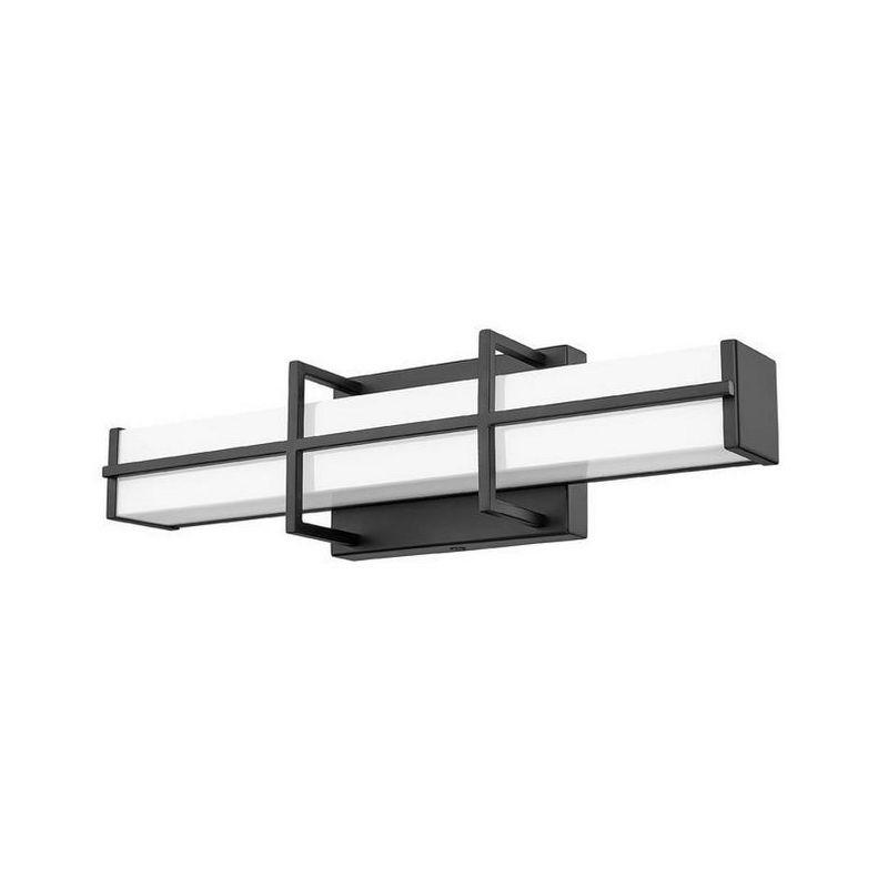 Harrison Matte Black Dimmable LED Vanity Light